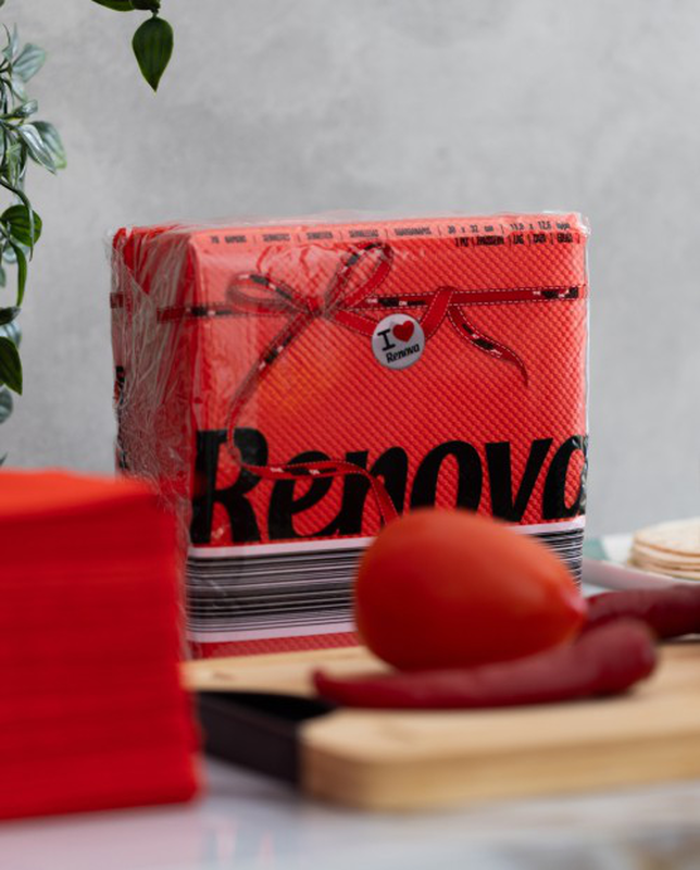 Serviettes Rouge 1 Pli Serviettes Rouge 1 Pli