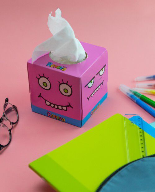 Pa&ntilde;uelos Faciales Kids "Pink Creature"