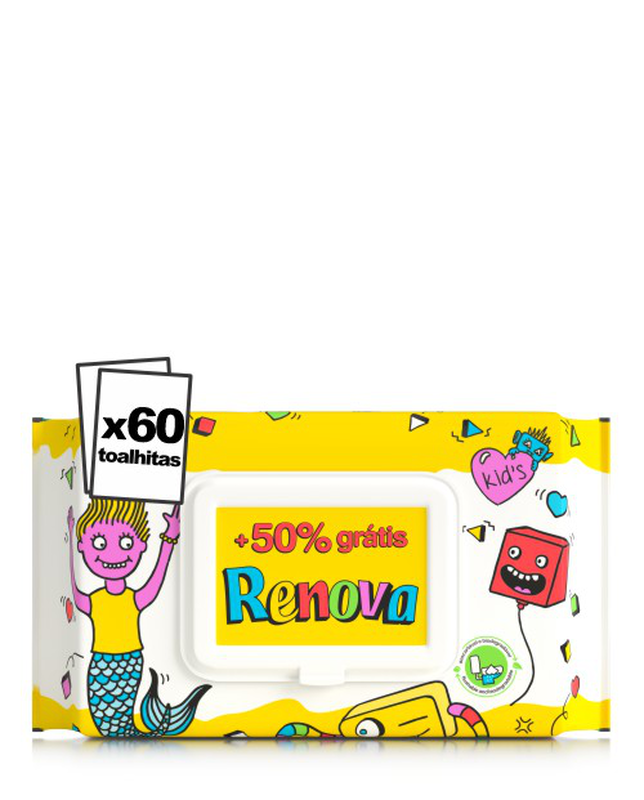 Lingettes humides Kids 40+20 Lingettes humides Kids 40+20