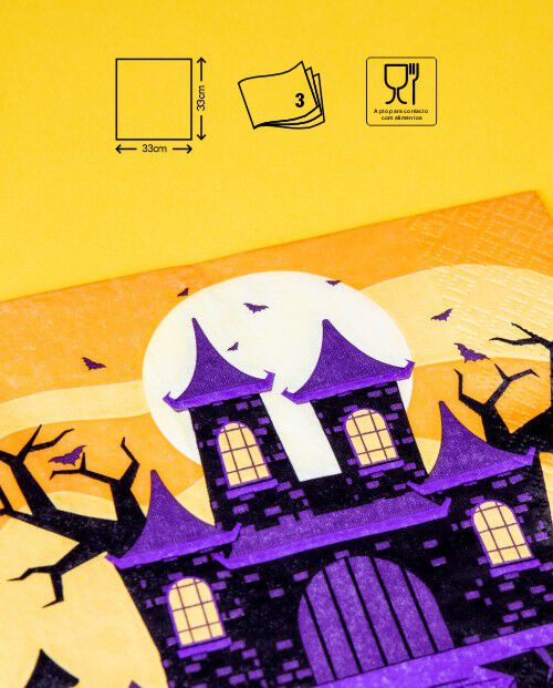 Servilletas Haunted House