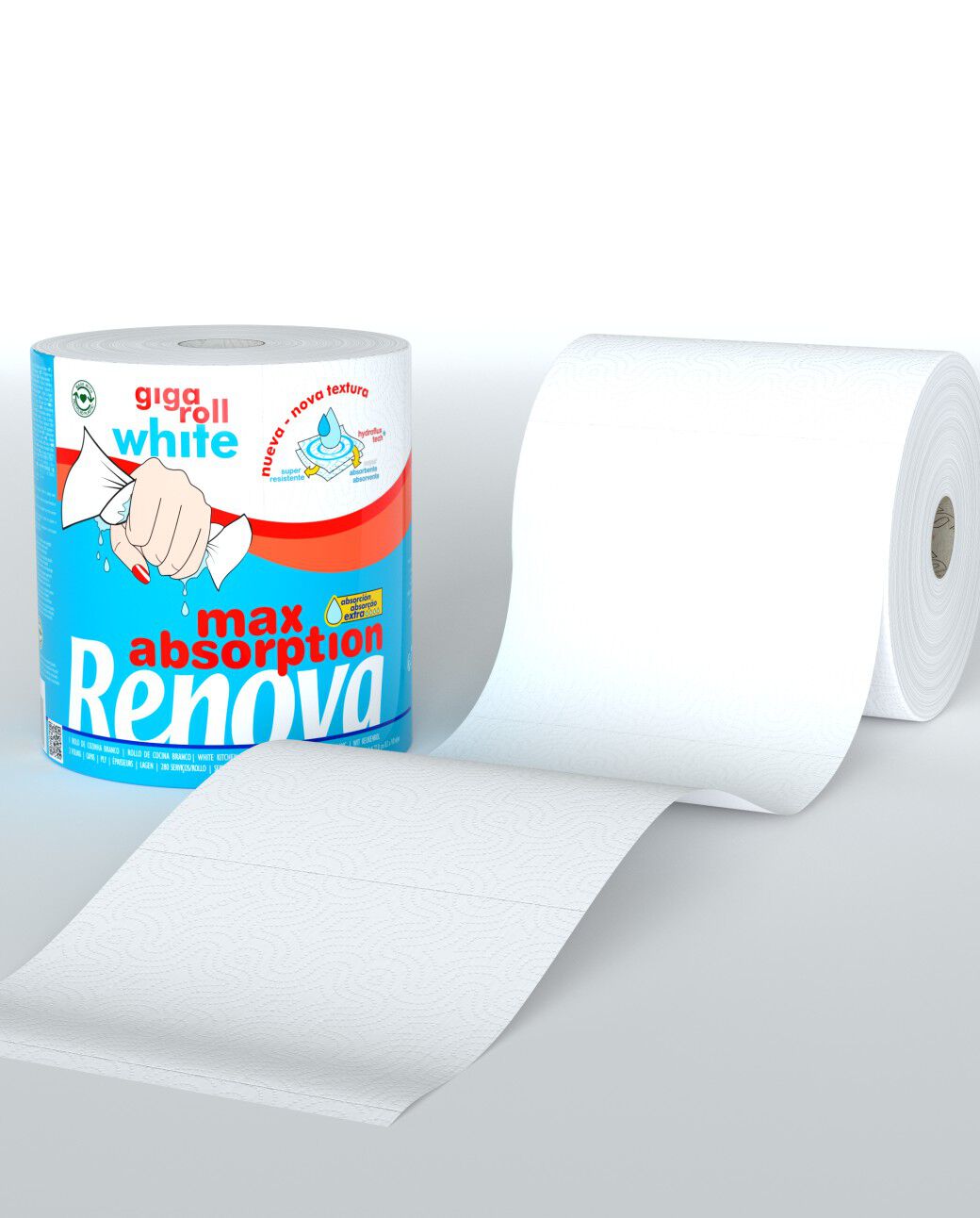 Rollo de Cocina Gigaroll Max Absorption White