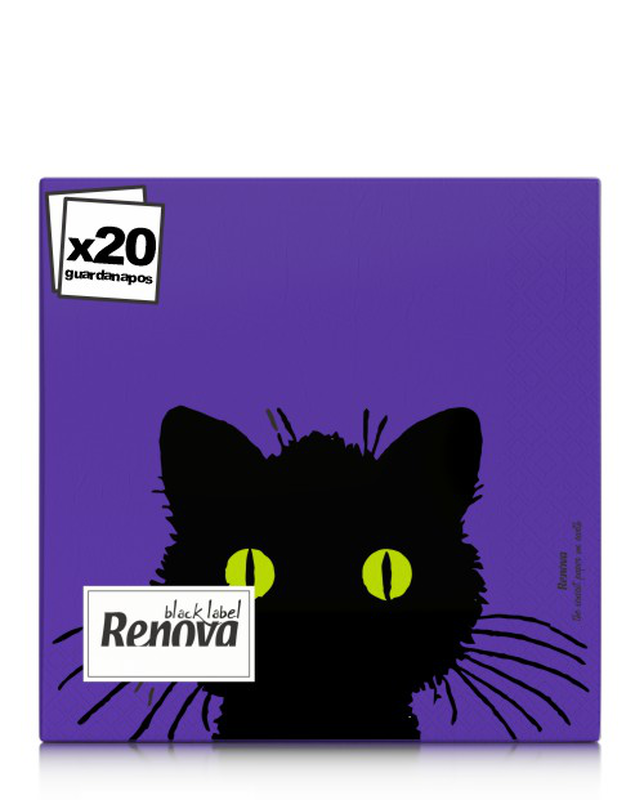 Black Cat Paper Napkins Black Cat Paper Napkins