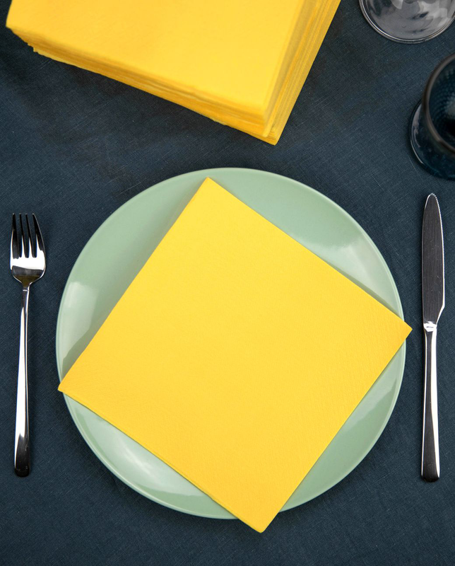 Servilletas Gold Amarillo Servilletas Gold Amarillo
