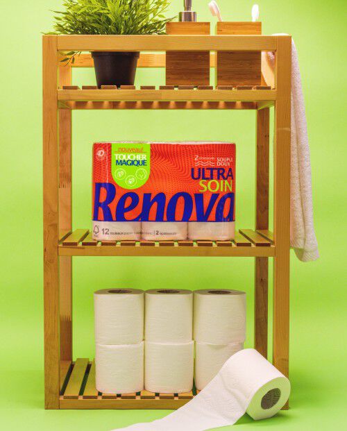 Papel Higi&eacute;nico Toucher Magique Ultra Soin 96R