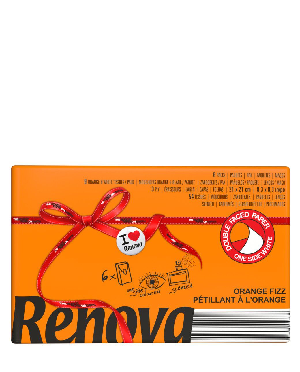 Orange Fizz Scented Pocket Tissues