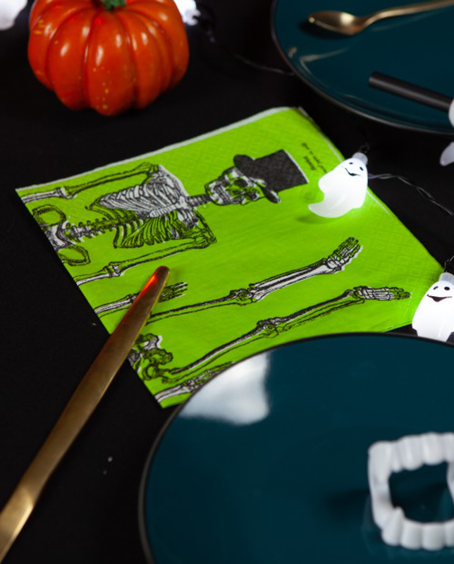 Mr. Skeleton Halloween Paper Napkins Mr. Skeleton Halloween Paper Napkins