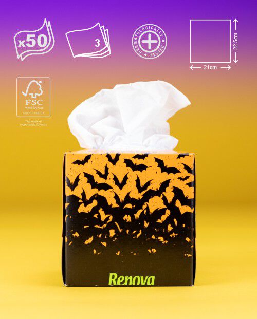 Len&ccedil;os Faciais "Terrifying Bats"