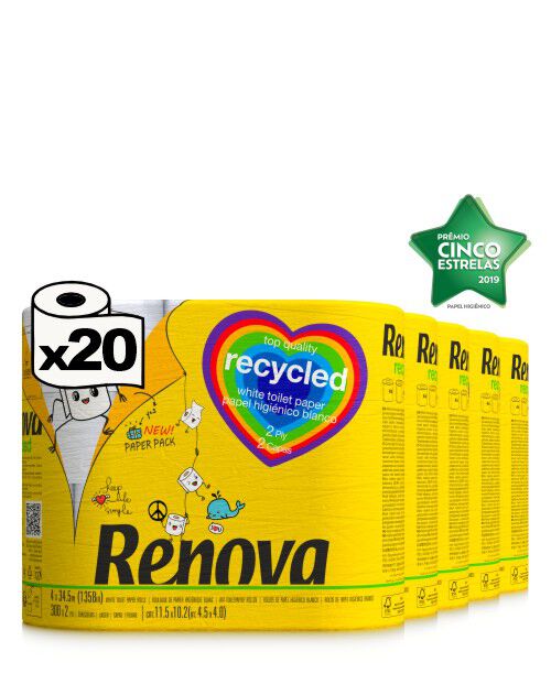 Papel Higi&eacute;nico Recycled 20R