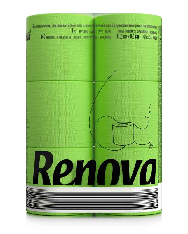 Papel Higiénico Verde 6x12 Papel Higiénico Verde 6x12