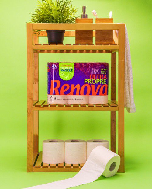 Papel Higi&eacute;nico Toucher Magique Ultra Propre 6R