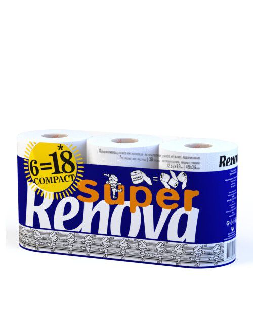 Papel Higi&eacute;nico Super Compacto 30=90