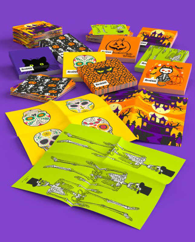 Mr. Skeleton Halloween Paper Napkins Mr. Skeleton Halloween Paper Napkins