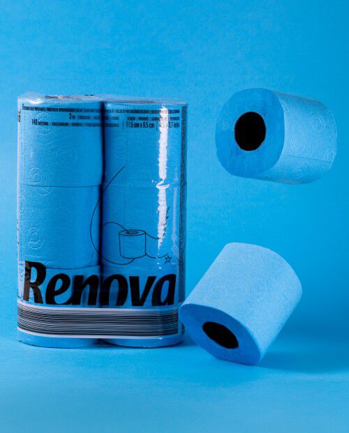 Papel Higi&eacute;nico Azul