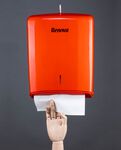 Red Folded Towels Dispenser Red Folded Towels Dispenser