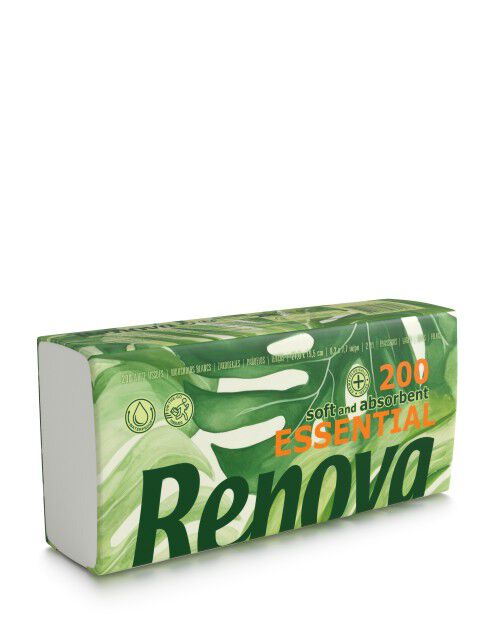 Len&ccedil;os Faciais Renova Essential Soft Pack 200un