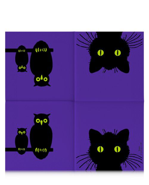 Guardanapos Black Cat