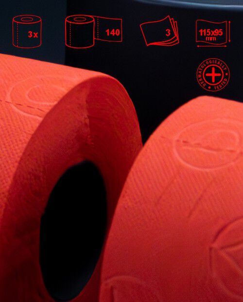 Red Toilet Paper Gift Pack