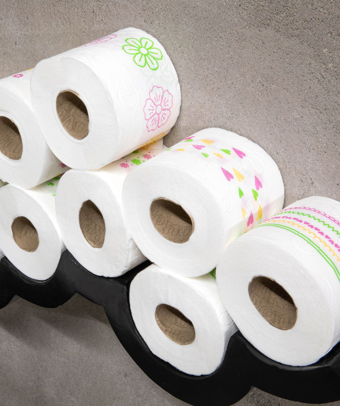 Papel Higiénico Design Primavera Verão 4R Papel Higiénico Design Primavera Verão 4R