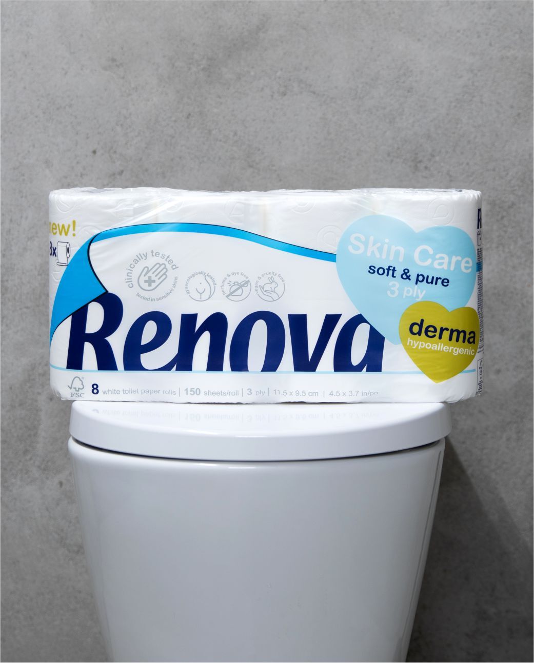 Papel Higi&eacute;nico Skin Care Derma 8R