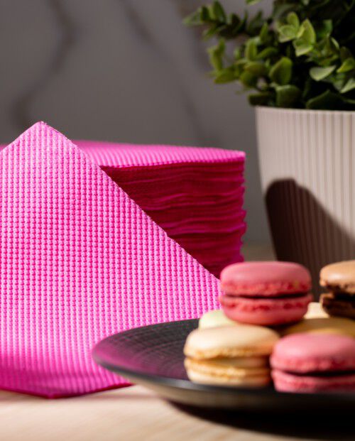 Fucsia Table Napkins 1 Ply