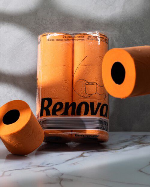 Papier toilette Orange