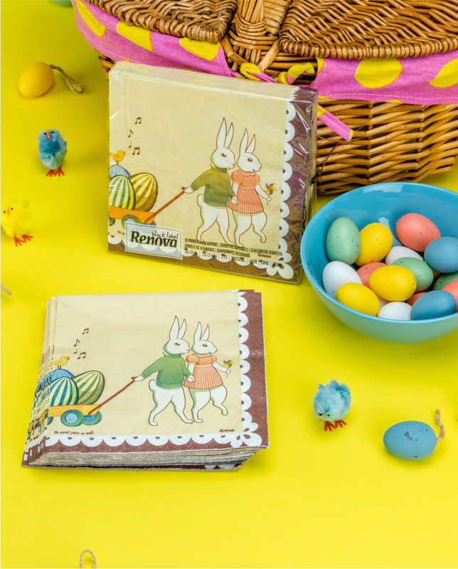 Bunny & Eggs Paper Napkins Bunny & Eggs Paper Napkins