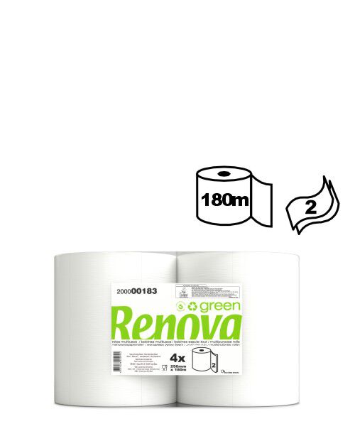 Bob.Mult. Renovagreen 180m 2C 4 rollos