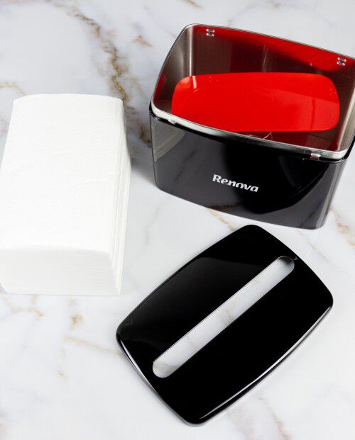 Servilletero Renova Art Life Negro