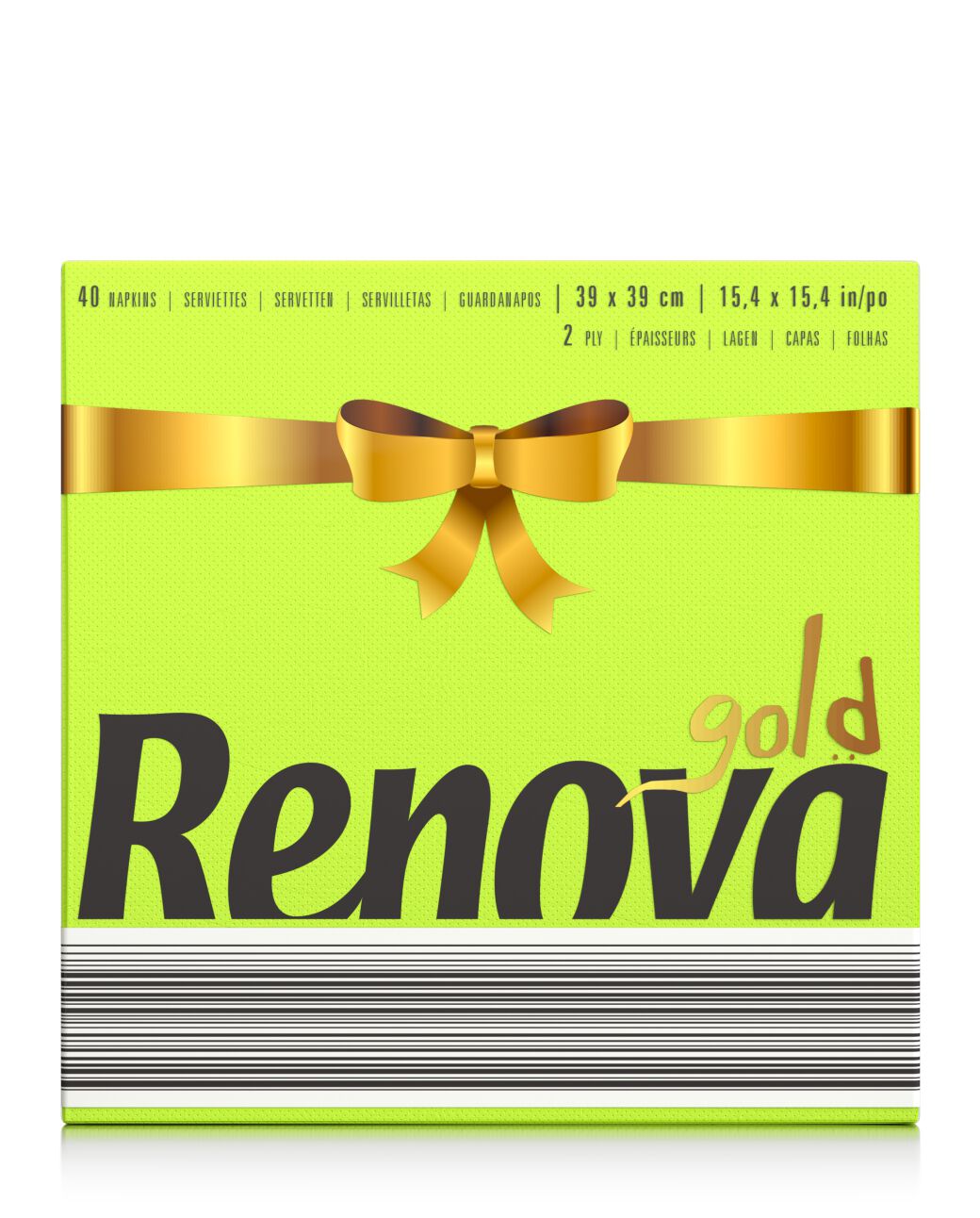 Serviettes Gold Vert