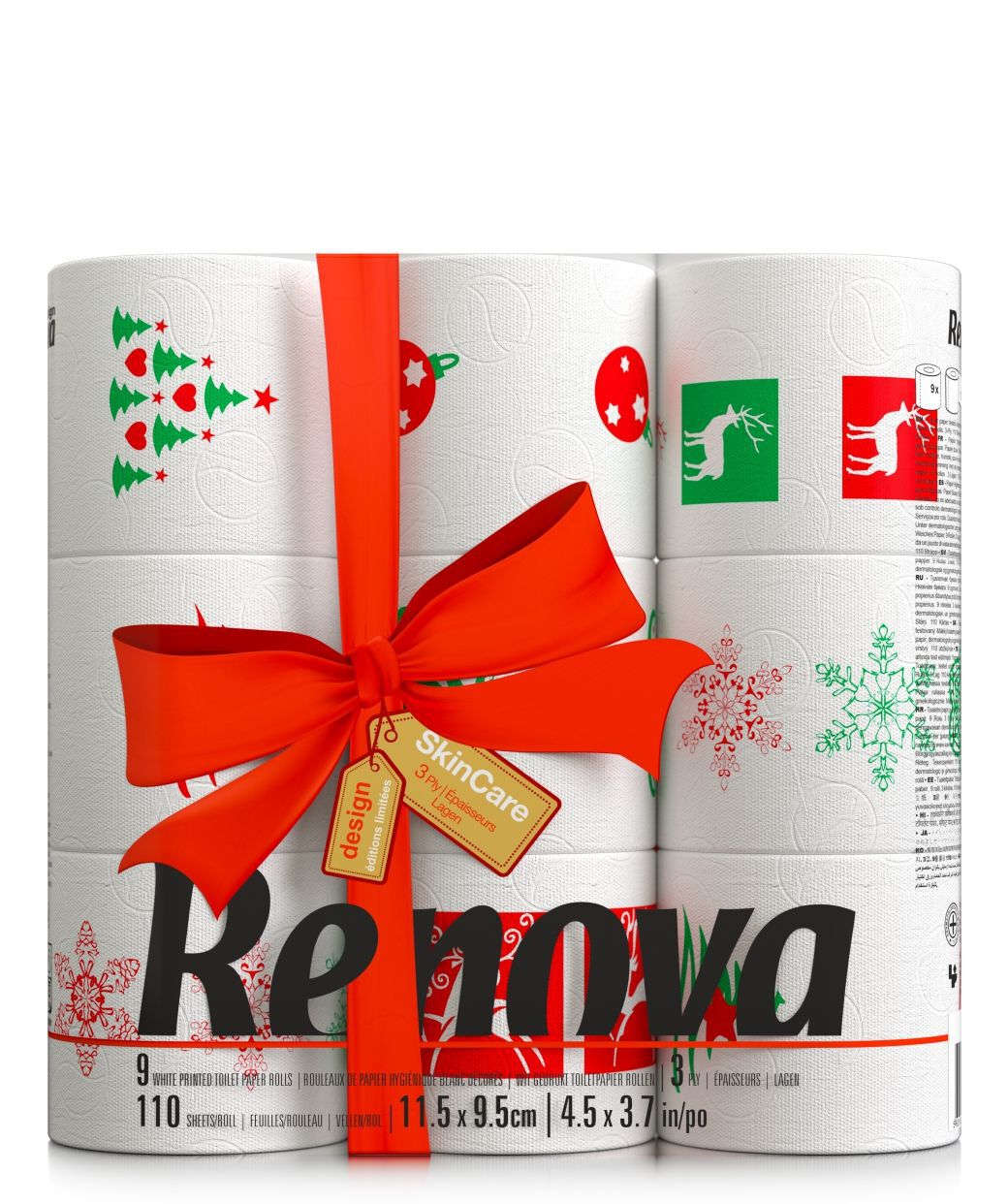 Papel Higi&eacute;nico Design Natal 9R