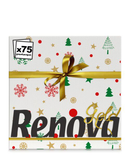 Lote Servilletas Navidad Gold Maxi &Aacute;rboles de Navidad