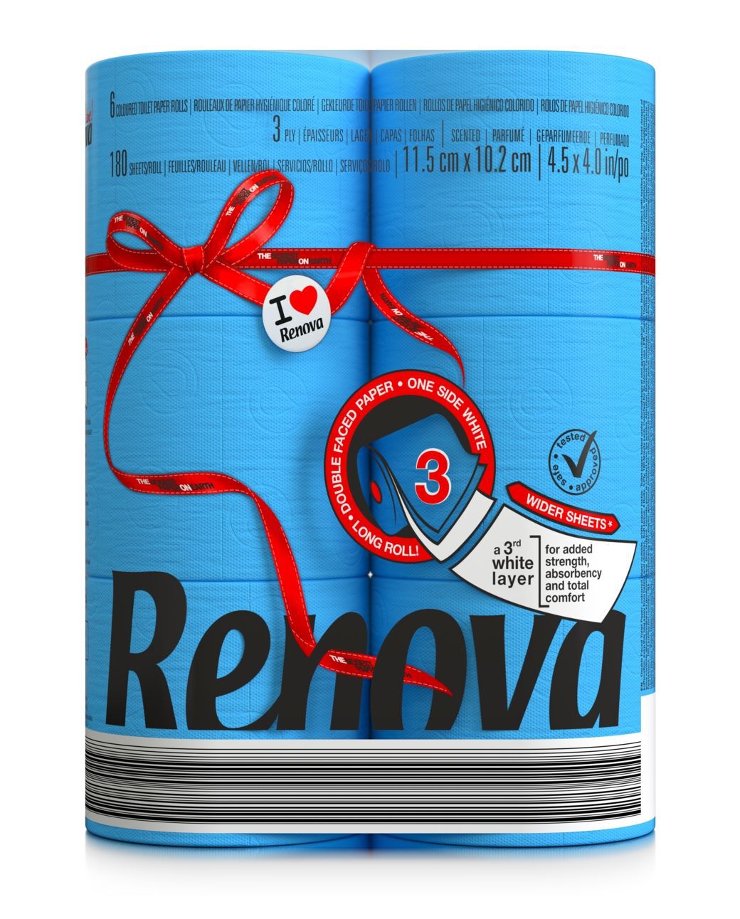 Papel Higi&eacute;nico Doble Cara Azul 6R