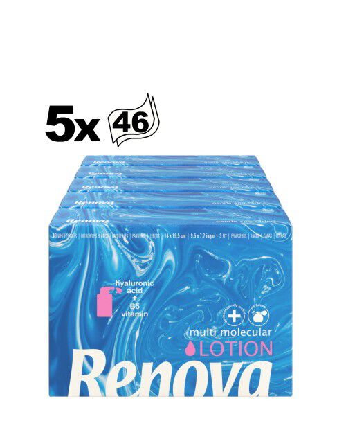 Conjunto de Len&ccedil;os Faciais Renova Lotion