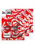 Serviettes Rennes de Noël x3 Serviettes Rennes de Noël x3