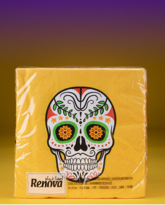 Mexican Skull Paper Napkins Mexican Skull Paper Napkins