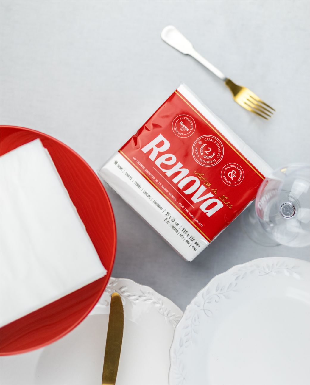 90 Guardanapos Art de La Table 2 Folhas