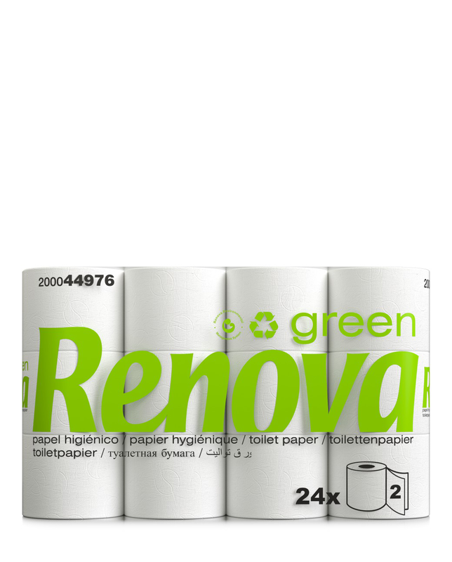 Papel Higiénico Renovagreen 4x24R 2 Capas Papel Higiénico Renovagreen 4x24R 2 Capas