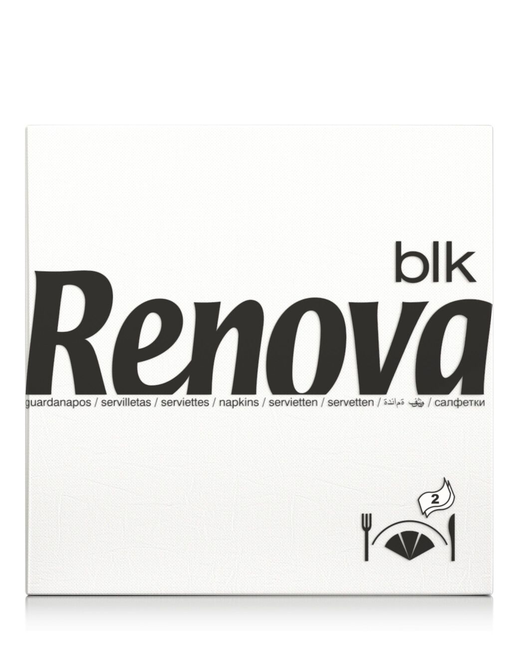 100 Servilletas BLK 2 capas