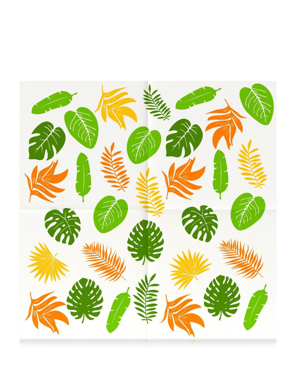 Guardanapos Gold Maxi Leaf Green