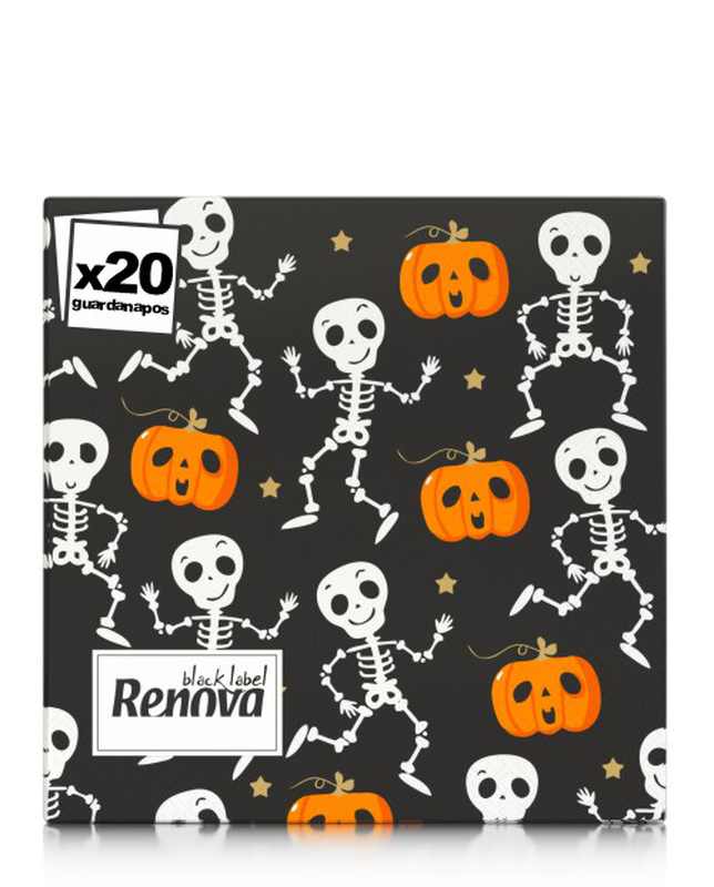 Servilletas Skeleton&Pumpkin Servilletas Skeleton&Pumpkin