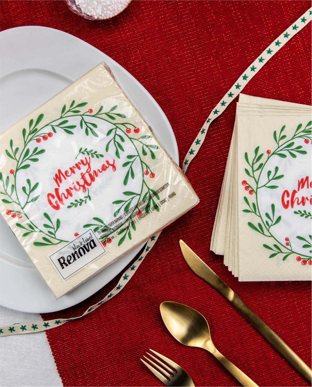 Merry Christmas Paper Napkins