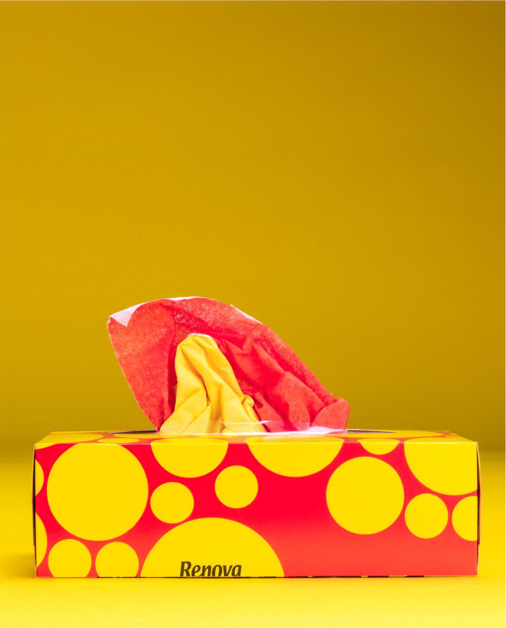 Red & Yellow Facial Tissues