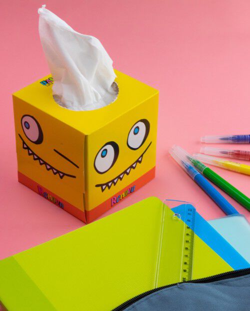 Facial Tissues Kids "Yellow Creature"