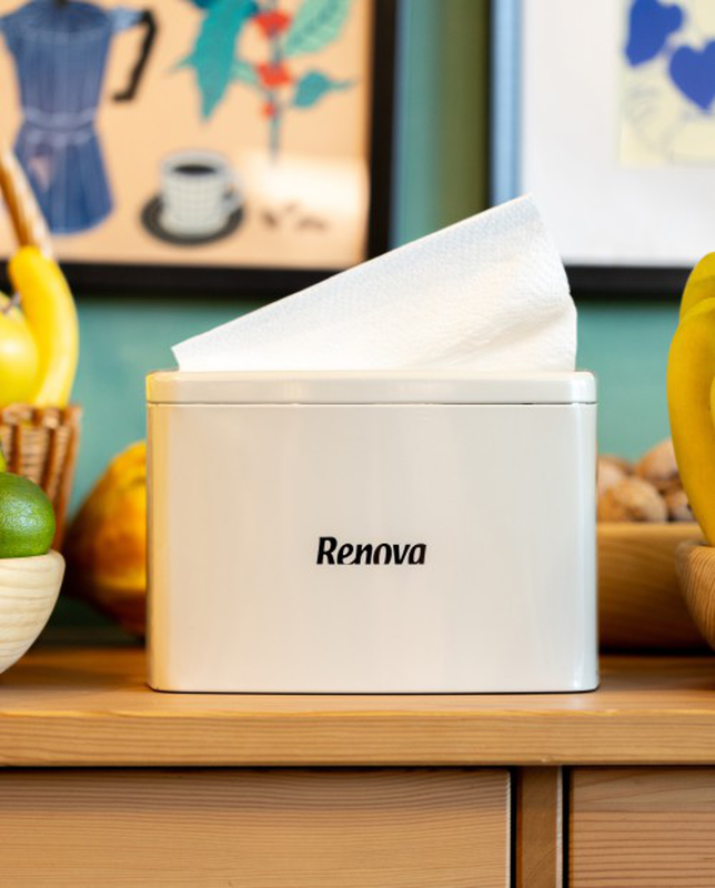 Renova Art Life Cream Napkin Holder Renova Art Life Cream Napkin Holder