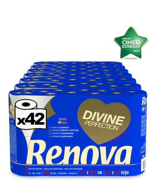Papel Higi&eacute;nico Divine 42R