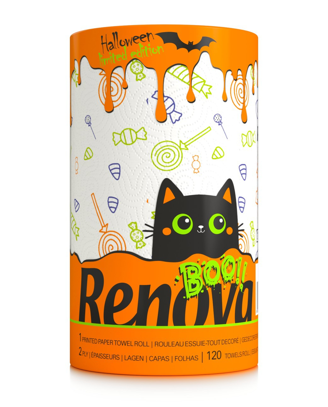 Halloween Paper Towels XXL 1R Halloween Paper Towels XXL 1R