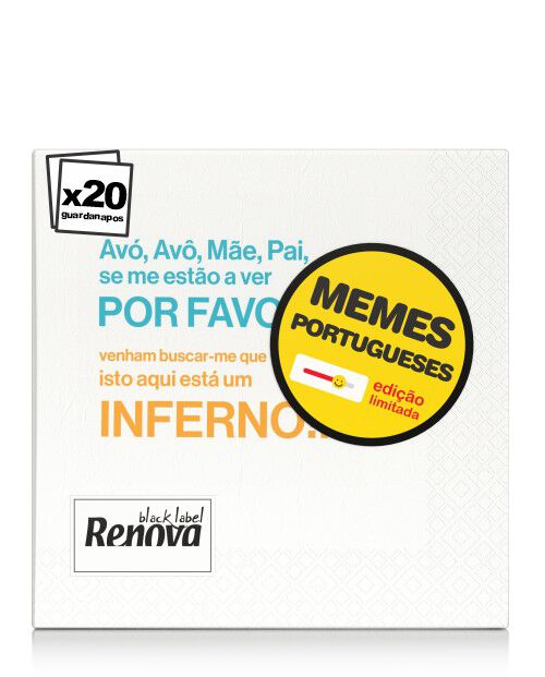 Guardanapos Renova MEME EDITION