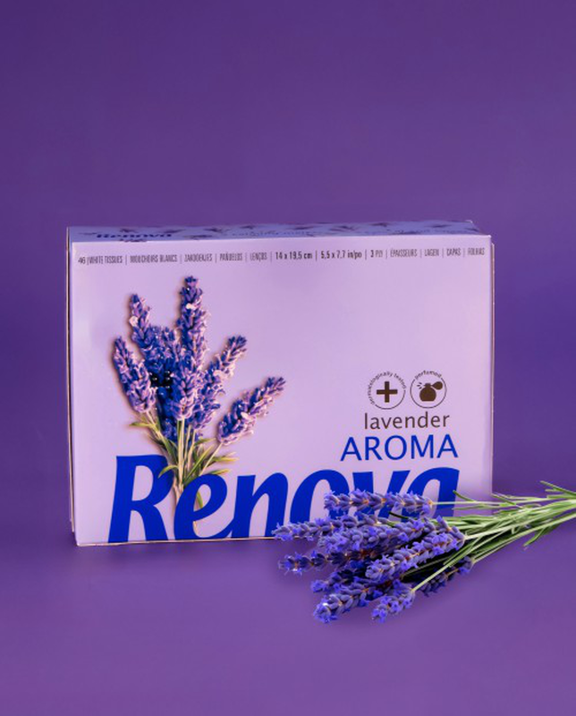 Renova Lavender Facial Tissues Renova Lavender Facial Tissues