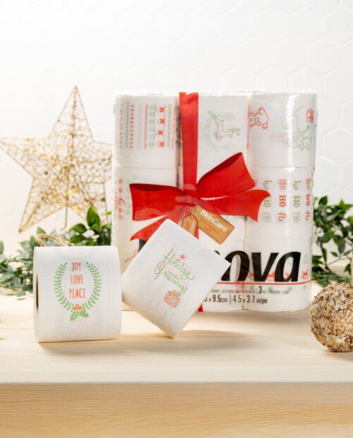 Papel Higi&eacute;nico Design Natal 54R