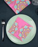 Servilletas Mandala Rosa Servilletas Mandala Rosa